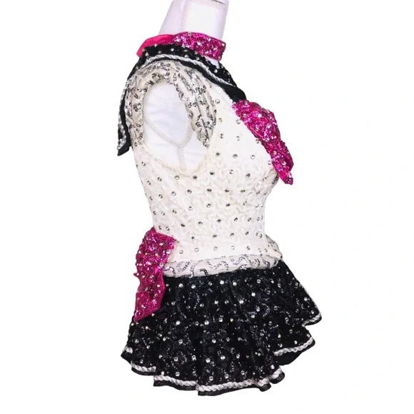 Vintage Vicky Renee Feature Dancer Costume – Sailor Girl – Swarovski Rhinestones - Picture 5 of 11